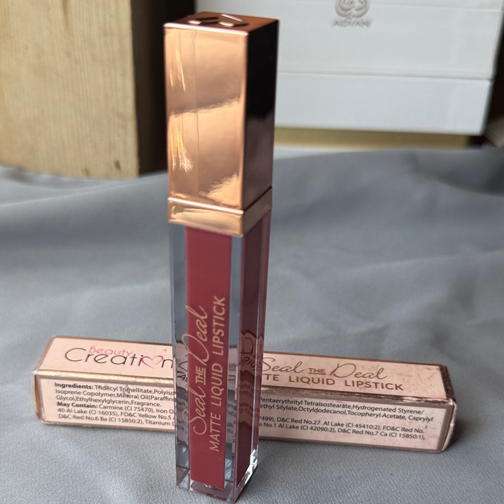 Beauty Creations Matte Liquid Lipstick - Deep Red feminist matte,cruelty free 7g